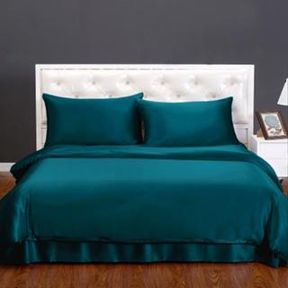 [Mã BMLT35 giảm đến 35K] Ga Giường Drap Lẻ Phi Lụa Lavish Silk cao cấp mát lạnh hàng loại 1 không nối vải - Xanh Cổ Vịt