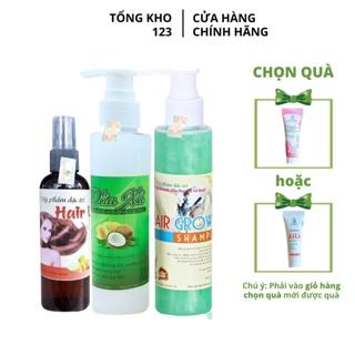( CHÍNH HÃNG ) Bộ 3 sp (TINH DẦU BƯỞI + DẦU GỘI BƯỞI + DẦU XẢ BƯỞI SỮA DỪA)Kích mọc tóc dày, dài, mềm mượt,ngăn rụng tóc