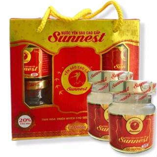 Hộp yến sào sunnest 20% dành cho người lớn. Hộp 6 lọ x 70ml.