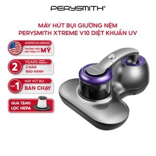 [Mã ELMALL5 giảm 5% đơn 300K] Máy hút bụi giường nệm diệt khuẩn UV PerySmith XTREME V10, dây dài 5 mét, lực hút 15000Pa