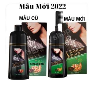 Dầu Gội Phủ Bạc Sin Hair - Dầu Gội Phủ Bạc Sin Hair  500ML - Dầu Gội Phủ Bạc Sin Hair  Thảo Dược Nhuộm Đen Tóc Nâu Tóc