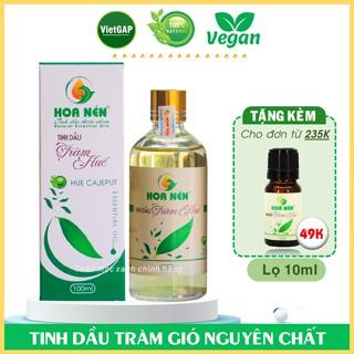 Tinh Dầu Tràm Huế Nguyên Chất 100ml - Tinh dầu tràm giúp giữ ấm, xông phòng hiệu quả