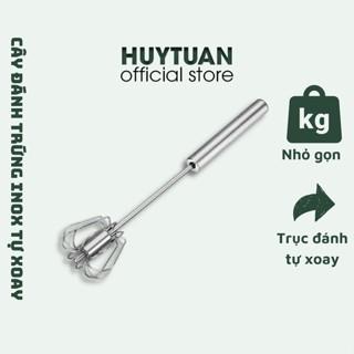 [Mã SKAMLS0512 giảm 20000 đơn 0Đ] Cây đánh trứng inox tự xoay thông minh (CDT02)