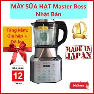 Máy Làm Sữa Hạt Máy Nấu Sữa Hạt Master Boss NHẬT BẢN, Bảo hành 12 tháng, Chế độ tự vệ sinh cực kỳ tiện dụng và hiện đại