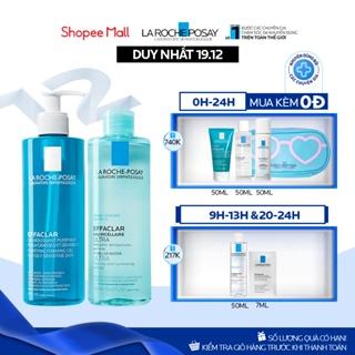 [Mã COSACD10 giảm 10% đơn 600K] Bộ sản phẩm làm sạch sâu dành cho da dầu mụn La RochePosay Effaclar Double Cleansing