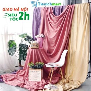 Phông nền chụp ảnh sản phẩm, background vải chụp ảnh Lookbook Livestream khổ lớn(tặng kèm 4 móc treo)