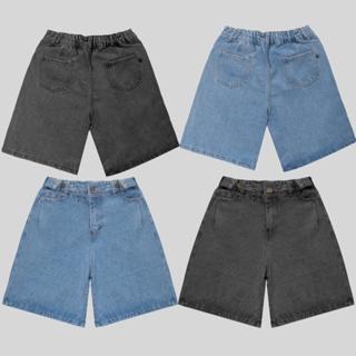 Quần short jean nữ lưng cao co giãn GINDY dáng lửng phong cách thời trang Hàn Quốc năng động Q8101