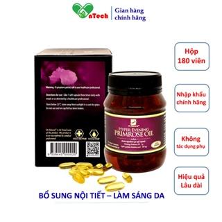 Tinh dầu hoa anh thảo Dr Natural Hyper Evening Primrose Oil cân bằng nội tiết tố làm trắng da mờ nám tàn nhang 180 viên