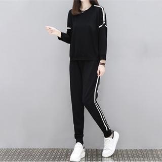 Bộ Quần áo thu đông nam nữ mã TT37 dáng thể dục thể thao hàn quốc đẹp bao gồm áo khoác hoodie và quần jogger