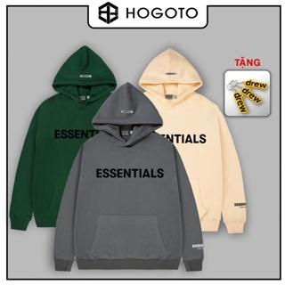 Áo hoodie nỉ bông Essentials In cao su nổi Hogoto shop , áo nỉ bông unisex nam nữ