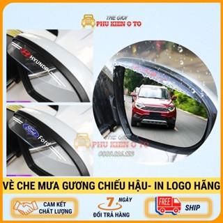 Vè che mưa gương chiếu hậu ô tô Logo Hãng Hyundai Toyota Mazda Mitsubishi KIA Ford