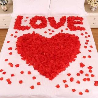 Combo 100 cánh hoa hồng bằng vải lụa loại 5cm trang trí phòng cưới, nơi tỏ tình cực lãng mạn