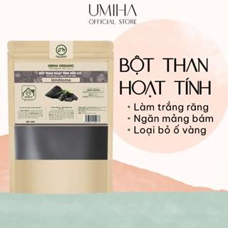 Bột Than Tre Hoạt Tính Trắng Răng Hữu Cơ Umiha Nguyên Chất Túi 40g