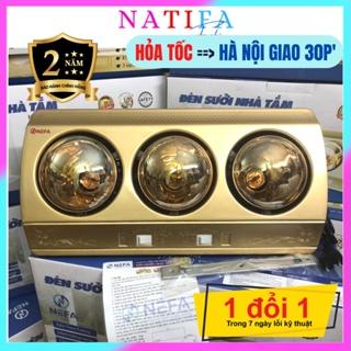 [Ấm Tức Thì] Đèn Sưởi Nhà Tắm 3 bóng Cao Cấp Chất lượng nhiệt tốt[BH 5 năm]