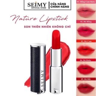 Son lì thiên nhiên không chì Seimy - Nature Lipstick sử dụng được cho bà bầu - son thỏi dưỡng môi