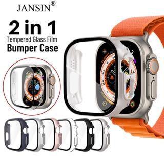 Jansin Ốp Bảo Vệ Màn Hình Đồng Hồ Thông Minh apple watch ultra 8 SE 7 6 5 4 3 49mm 45mm 41mm 44mm 40mm 42mm