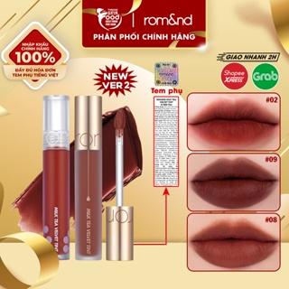 [NEW-Ver 2] Son kem lì trà sữa, lâu trôi, Hàn Quốc Romand Milk Tea Velvet Tint 4.4g