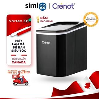 Máy Làm Đá Viên CRENOT VORTEX Z6 Tủ Đá Giữ Nhiệt Mini Gia Đình Làm Đá Trong 9 - 15 Phút Bảo Hành 12 Tháng