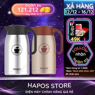 Bình ấm phích pha trà giữ nhiệt nóng lạnh suốt 24h có lõi lọc trà Inox 2GOOD B18 1.6 lít - HAPOS Bảo hành 5 năm