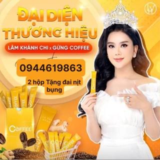 Cà Phê Gừng Giảm Cân - Ginger Coffee Chính Hãng - 1 Hộp 20 gói [Mua 2 hộp tặng 1 đai nịt bụng 3D, Mua 3 hộp tặng ủ+ đai]