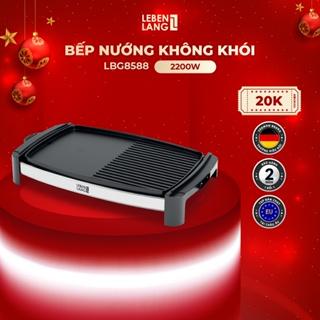 Bếp nướng điện không khói Lebenlang của Đức, công suất 2200W, hàng chính hãng bảo hành 2 năm LBG8588