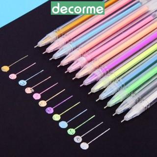 Bút Mực Gel Ngòi 0.5mm DecorMe Kiểu Dáng Đơn Giản màu macaron dễ thương SMN phụ kiện văn phòng phẩm SMN