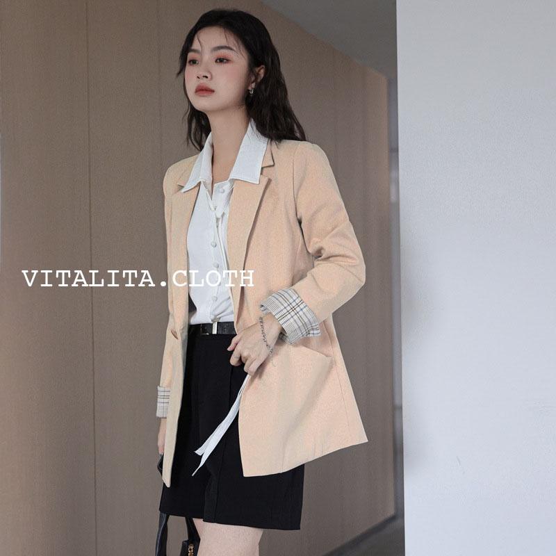 Áo blazer nữ dài tay có thể kết hợp với những trang phục nào để tạo phong cách thời trang?