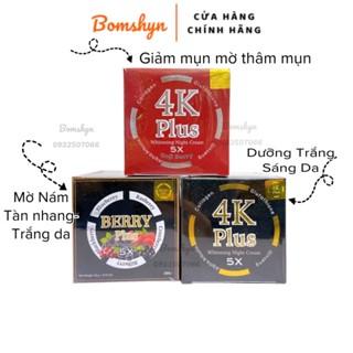 Kem dưỡng trắng da ban đêm 4k plus whitening night cream hũ 20 gam