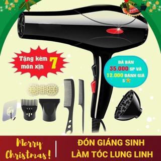 Máy sấy tóc công suất lớn tạo kiểu chính hãng , máy khò tóc 2 chiều nóng lạnh 2200w bảo hành 12 tháng.