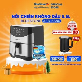 [Mã ELBAU5 giảm 4% đơn 500K] Nồi chiên không dầu điện tử 5.5L BlueStone AFB-5880