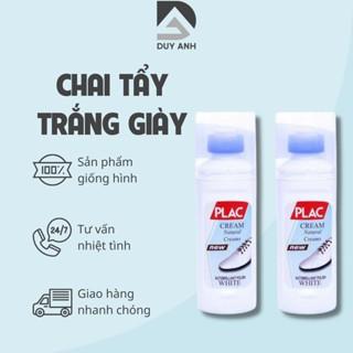 Chai Cọ Đầu Chổi/Xịt Tẩy Trắng Giày Dép - Lọ Nước Đánh Giày Tẩy Ố - Tẩy Giày PLAC Đầu Bàn Chải