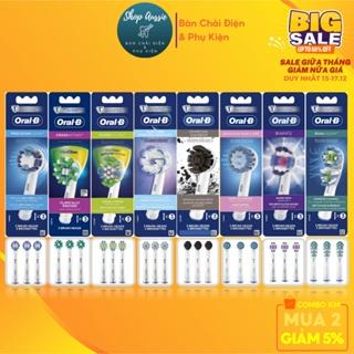 Vỉ 3 Đầu Bàn Chải Điện Oral-B Braun - Đủ Loại Đầu Thay Thế Bàn Chải OralB