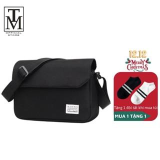 Túi đeo chéo nam mini vải canvas bền bỉ phong cách unisex Hàn Quốc TC87