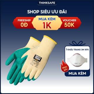 Găng tay bảo hộ lao động siêu bám Jogger Constructo, lớp phủ cao su Pu chắc tay, bao tay ôm tay thao tác linh hoạt