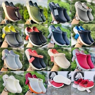 Dép Cross Literide 🎁 FREESHIP + Hàng loại 1 + Hộp 🎁 giày sục sandal Crocs quai ngang bít đầu nam nữ, kèm tem mác đầy đủ