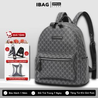 Balo da thời trang ulzzang nam nữ balo lv da PU cao cấp chống nước cặp mcm đi học đi chơi balo đựng laptop 14 inh- 𝑰𝑩𝑨𝑮