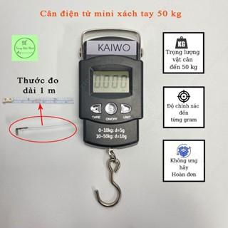 Cân Điện Tử Mini Cầm Tay 50kg Chính Hãng, Cân Nhỏ Gọn Chính Xác Giá Rẻ Tích Hợp Thước Đo 1 Mét - TRUNGHIEUMART