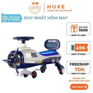 Xe lắc máy bay cho bé  ,xe chòi chân cao cấp New force có đèn nhạc  mẫu mới nhất  trọng tải 120kg.