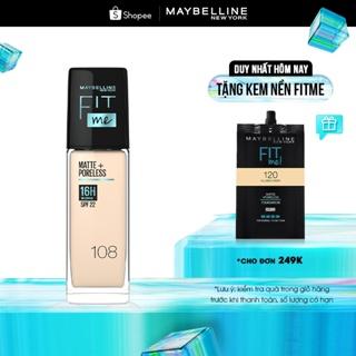 Kem Nền Mịn Nhẹ Kiềm Dầu Fit Me Maybelline New York Matte Poreless Foundation 30ml