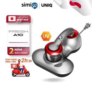 Máy hút bụi giường đệm nệm UNIQ Fresh A10 đèn UV diệt sạch vi khuẩn ga sofa lông có dây 4m cao cấp cầm tay mini đa năng