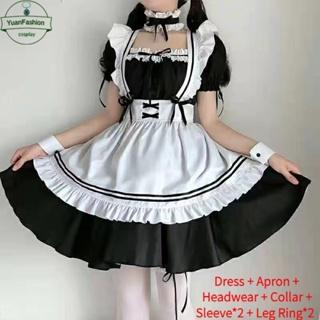 Bộ Đồ Hóa Trang Cô Hầu Gái lolita Nhật Bản Dễ Thương