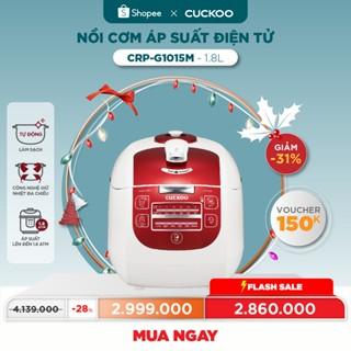 [Mã ELMALL5 giảm 5% đơn 300K] Nồi cơm áp suất điện tử CUCKOO 1.8L CRP-G1015M - HÀNG CHÍNH HÃNG - CHẤT LƯỢNG HÀN QUỐC