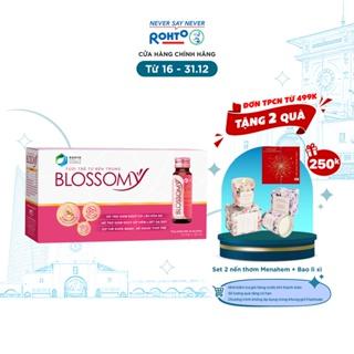 Thực phẩm bảo vệ sức khỏe giúp da sáng đẹp và dạ dày khỏe Rohto Blossomy hộp 10 chai x 50ml