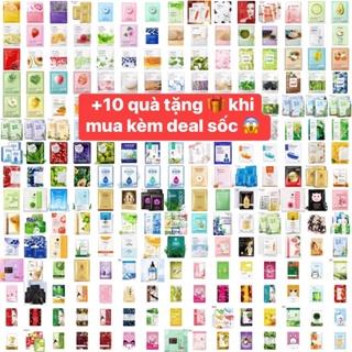 COMBO 100 Mặt nạ giấy dưỡng ẩm giảm mụn serum collagen, mặt nạ nội địa trung nạ trái cây BIOAQUA cấp ẩm trắng da IMAGES