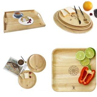 Khay Gỗ Chữ Nhật/Tròn Đa Dạng Các Size Bưng Bê Đồ Ăn, Đựng Thực Phẩm, Trang Trí Decore - Gỗ Đức Thành