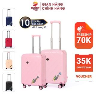 Vali kéo du lịch thời trang SUNNY BUBULE - EL (2 size 10 màu)