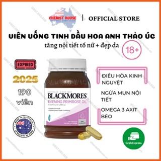 [Hàng Chuẩn ÚC] Blackmores Evening Primrose Oil - Viên uống tinh dầu hoa anh thảo 190 viên ĐẸP DA NGỪA LÃO HÓA NỘI TIẾT