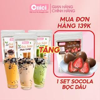 Set nguyên liệu pha trà sữa phúc long thái xanh thái đỏ BẾP CỦA MẸ ONICI thành phẩm 30 35 ly