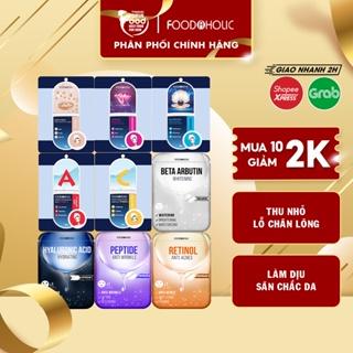 Mặt nạ giấy dưỡng ẩm, dưỡng trắng da Hàn Quốc Foodaholic Mask (Vitamin A,B,C,D,E,K, Ngọc Trai, Tổ yến)