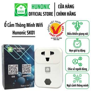 Ổ cắm thông minh Hunonic SK01. Điều khiển từ xa bằng điện thoại thông qua Wifi| Hẹn giờ tự động